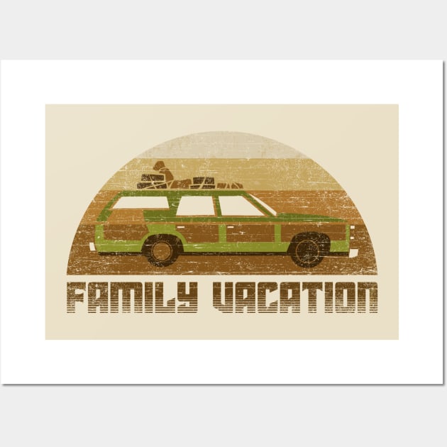 Vintage Vacation Wall Art by kg07_shirts